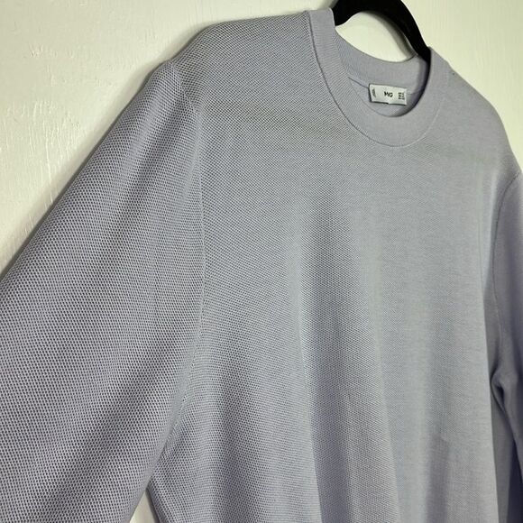 Mango MNG Lavender Purple Crewneck Pullover Sweater Size XXL - Picture 3 of 10